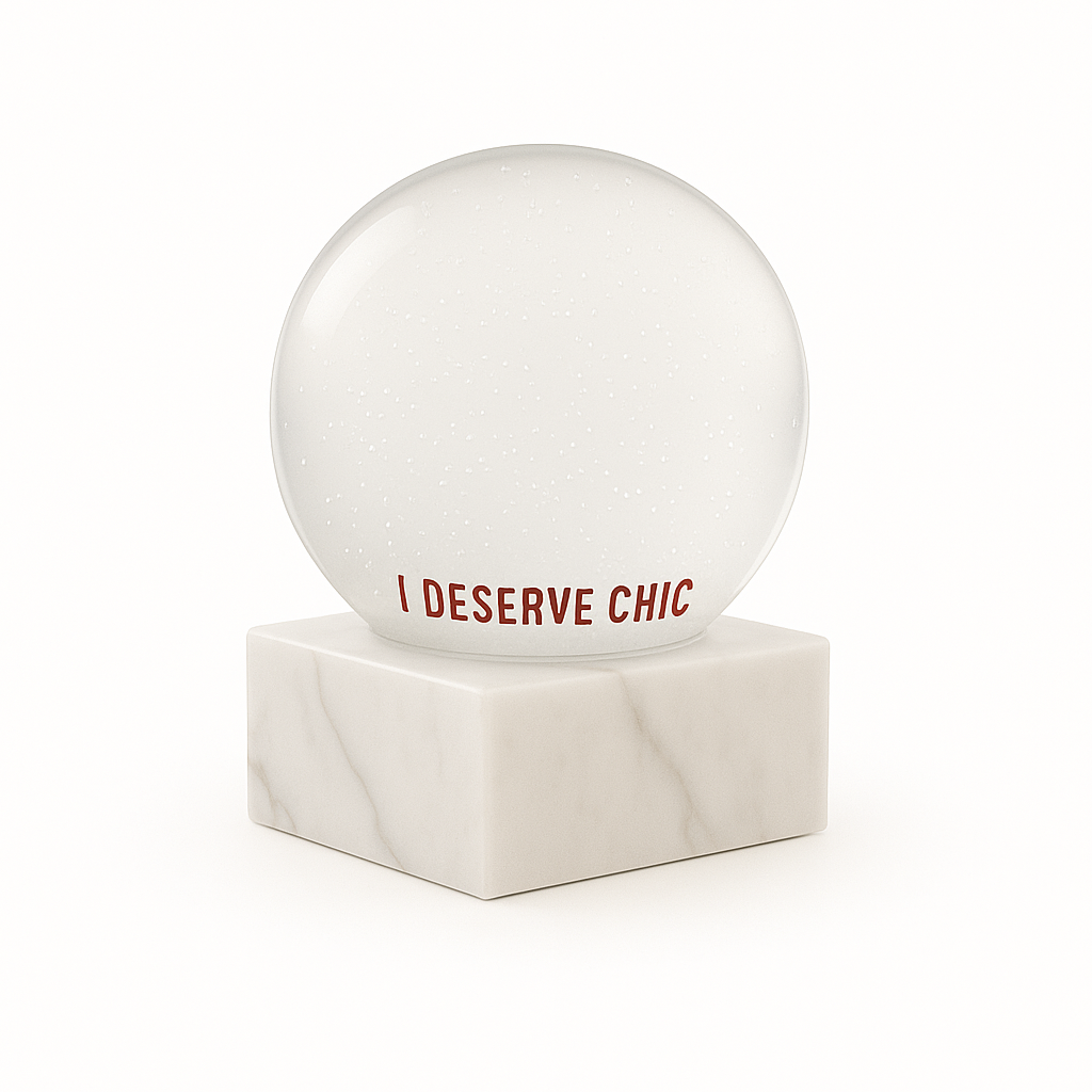 Snow Globe - I DESERVE CHIC